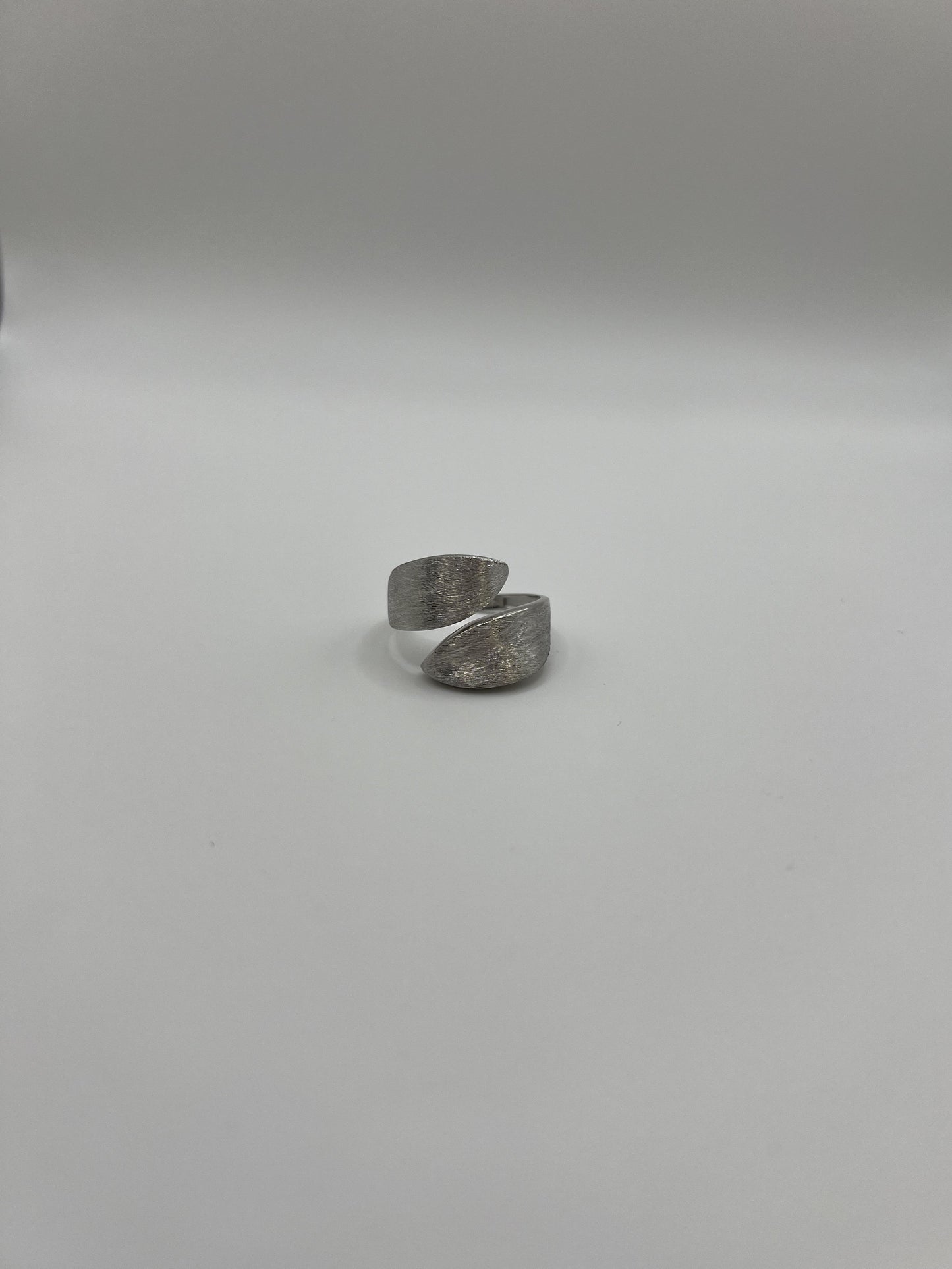 Corked Leaf Sterling Silver Ring
