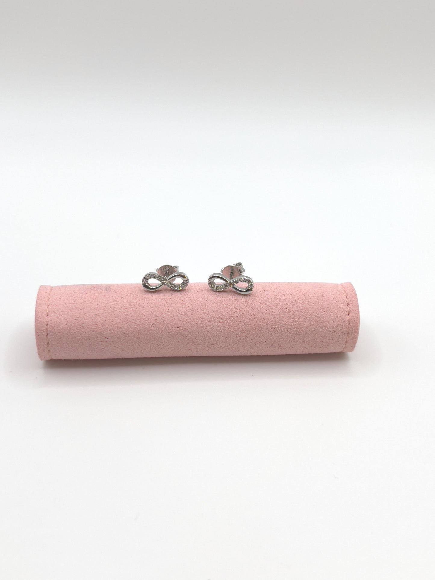 Endless Zirconia Sterling Silver Studs